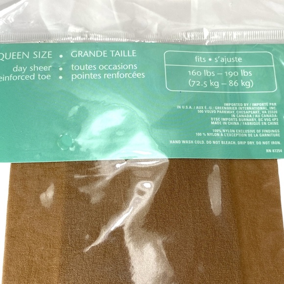 Sophi day sheer pantyhose in tan Queen size - Picture 4 of 4
